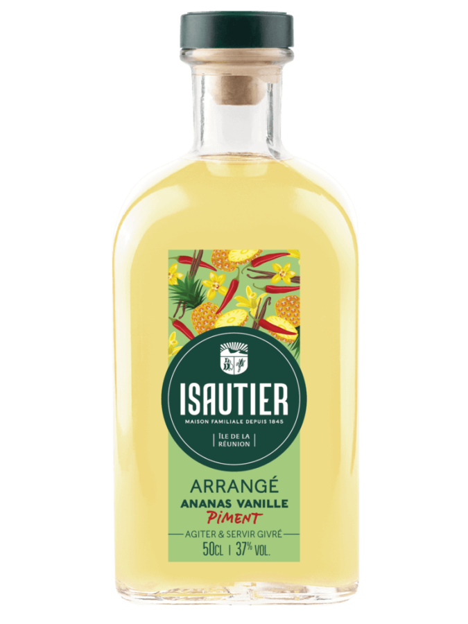 Rhum Arrangé ISAUTIER Ananas Vanille Piment 37% 50cl