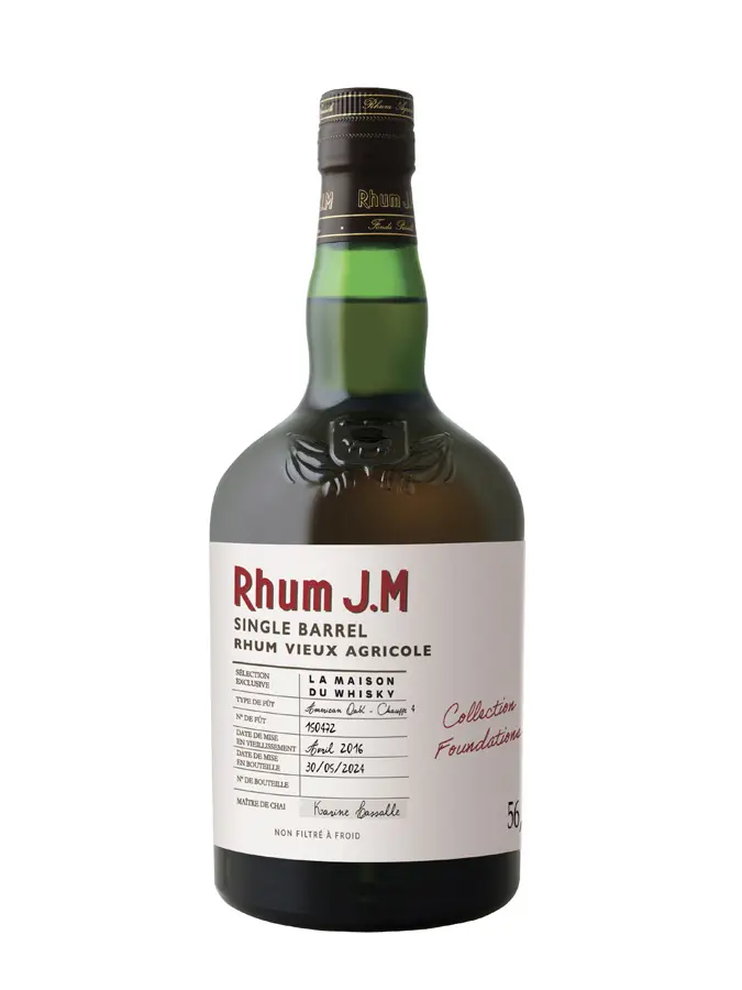 RHUM JM 8 ans 2016 Single Barrel 150472 56.7% (Avec étui)