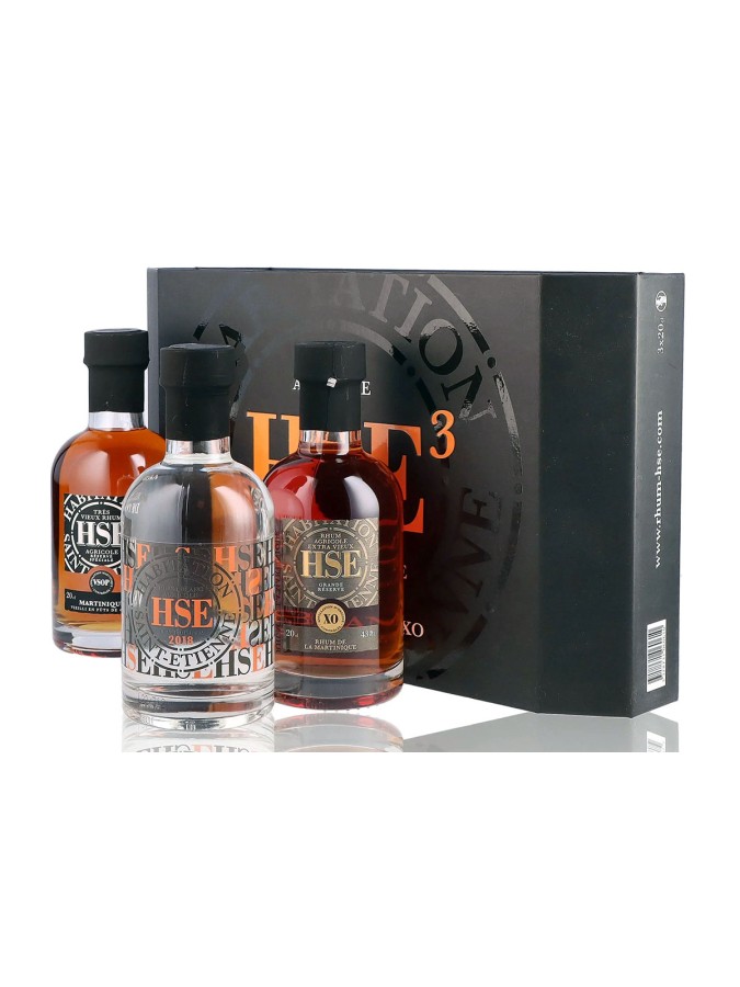 Coffret HSE Xo, VSOP, Cuvée 2018 3*20cl