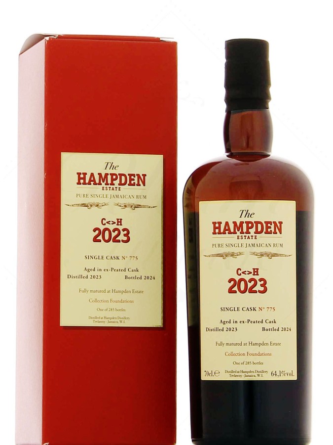 HAMPDEN 2023 Ex-Peated Whisky Single Cask 775 Foundations 64.10%